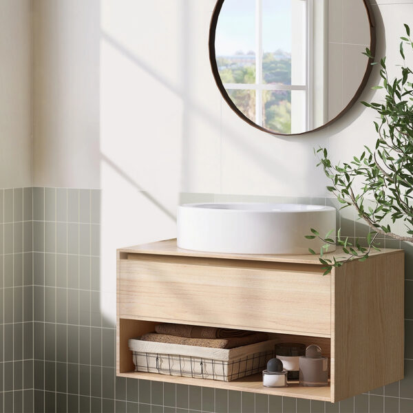 mueble de baño fabricado en melamina